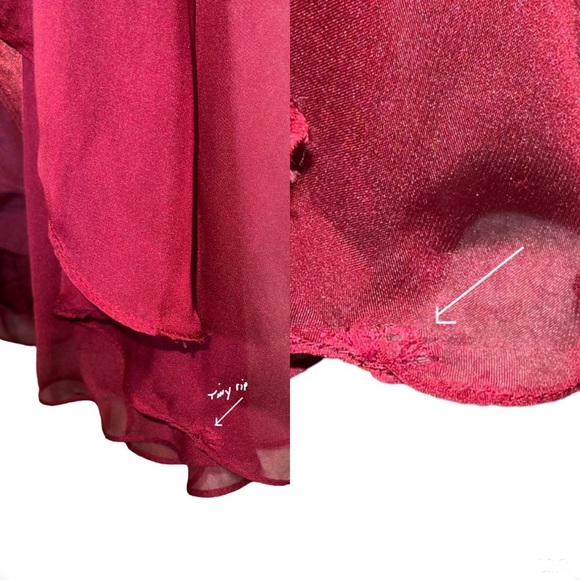 Cinderella Divine Burgundy Hi-Low Prom Dress 16 Beaded Sequins Formal Gown
✨ - Picture 17 of 17